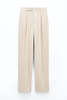 Filippa K Julie Linen Trousers - Dusty Beige - Thumbnail 3
