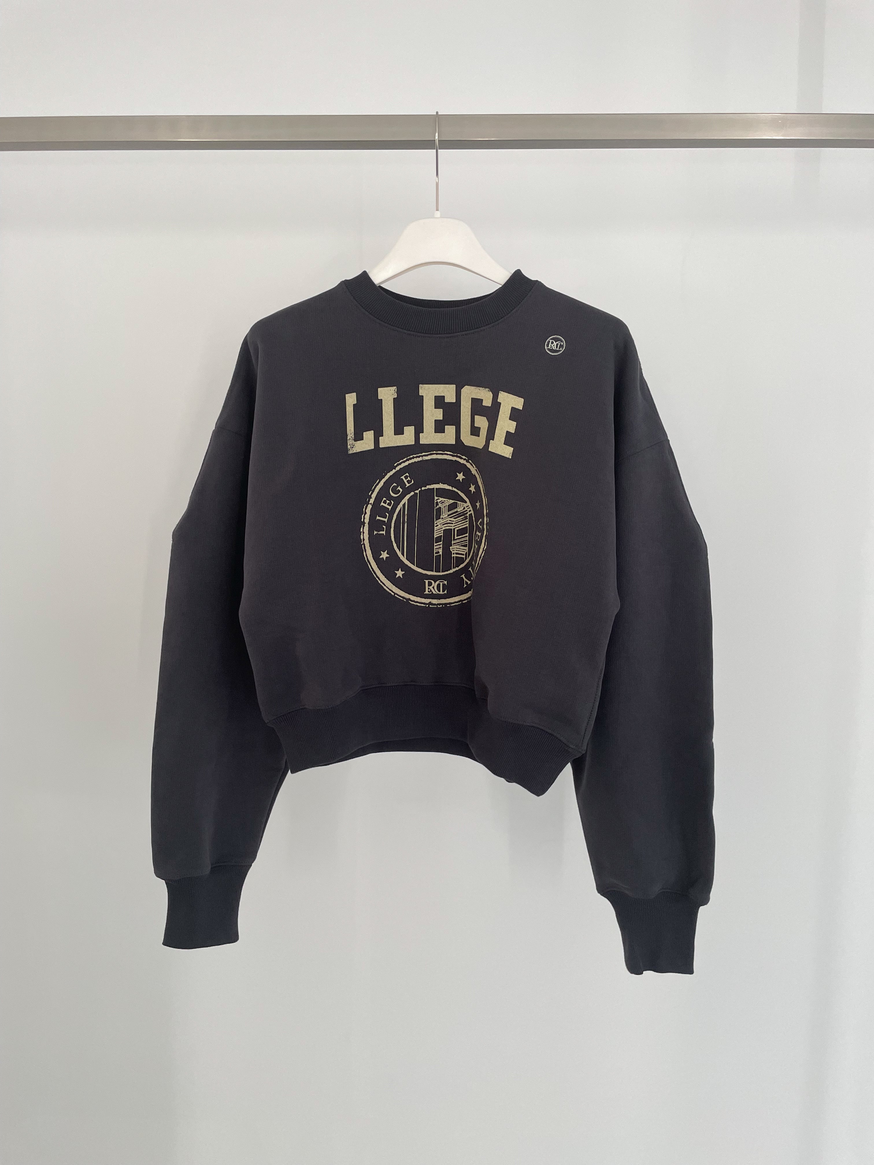 【RECTO】LLEGE LOGO SWEAT / MELANGE GREY RECTO - Official Website