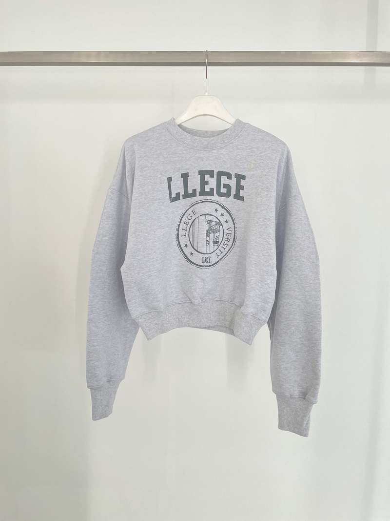 [RECTO] / ☆ LLEGE LOGO SWEATSHIRT / BLUISH CHARCOAL/ UNISEX LLEGE-LOGO-SWEATSHIRT-