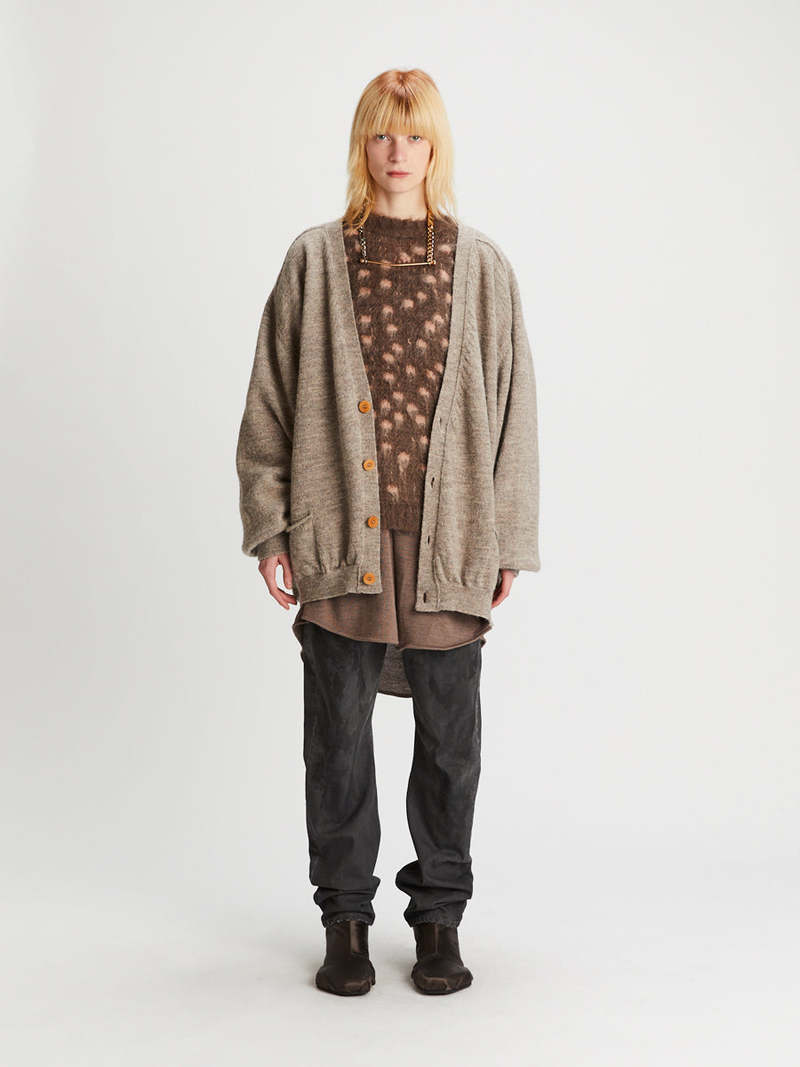 トップス MAGLIANO wool cardigan 23AW Magliano Brown Stray Cardigan Magliano