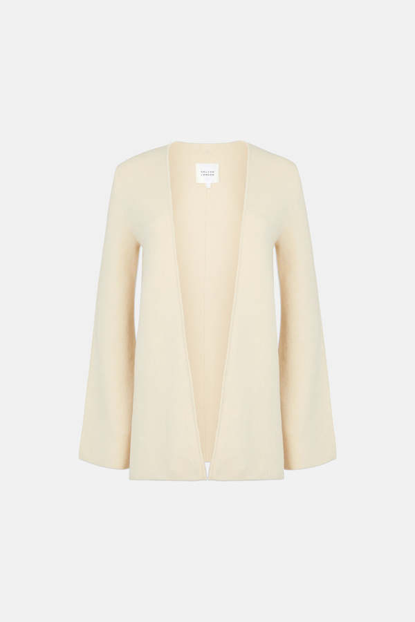 GALVAN LONDON Maia Cashmere Jacket - Vanilla