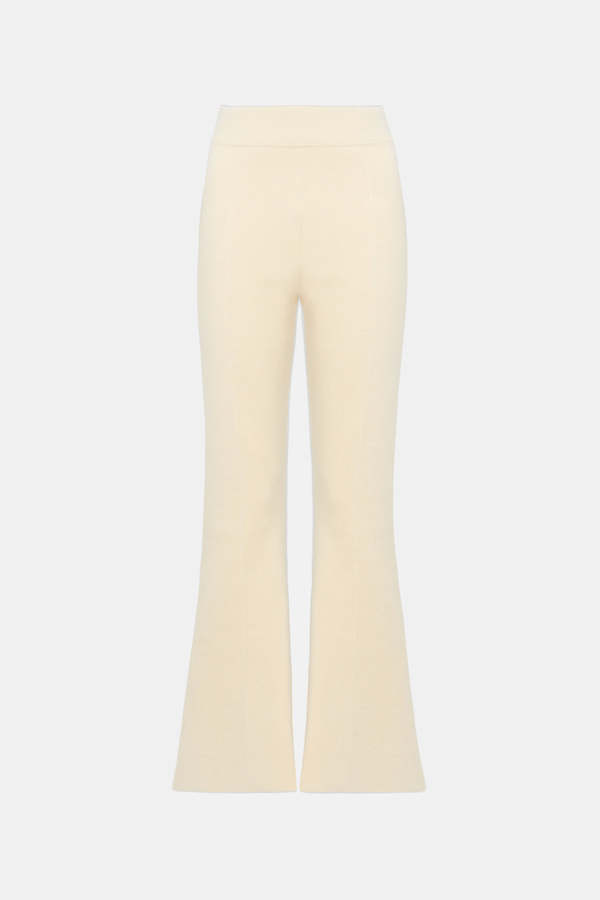 GALVAN LONDON Maia Cashmere Pant - Vanilla