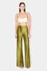 GALVAN LONDON NUAGE PLEATED TROUSER - OLIVE - Thumbnail 6