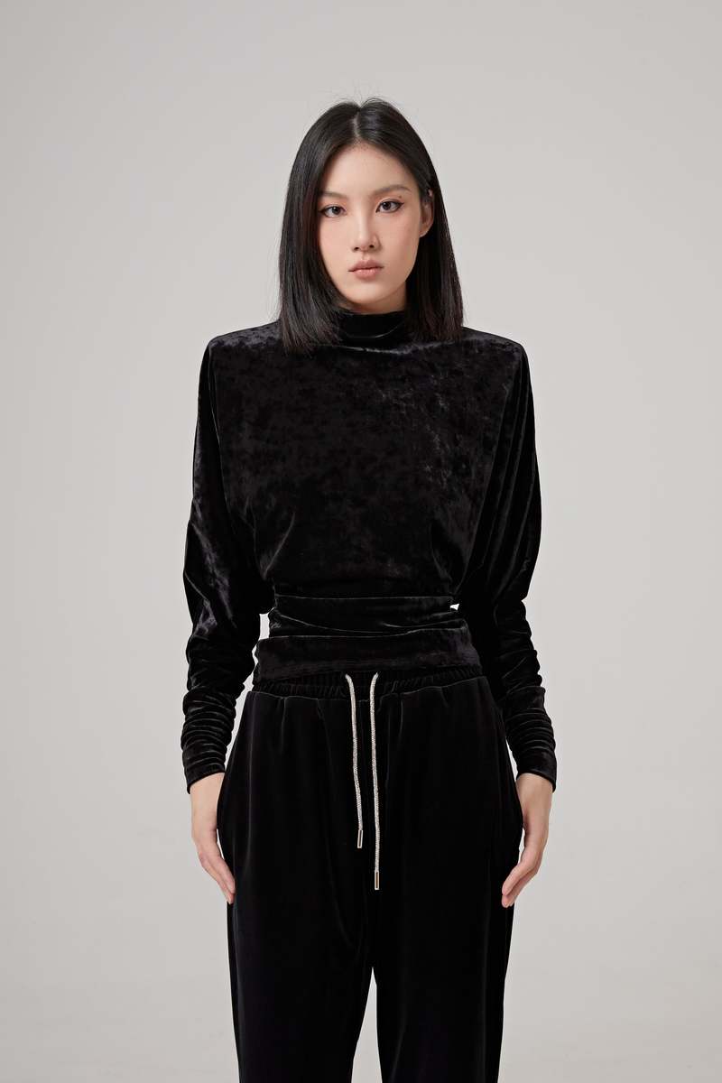 ALEXANDRE VAUTHIER TOP - Black ALEXANDRE VAUTHIER TOP - Black