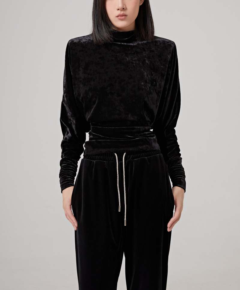 ALEXANDRE VAUTHIER TOP - Black ALEXANDRE VAUTHIER TOP - Black