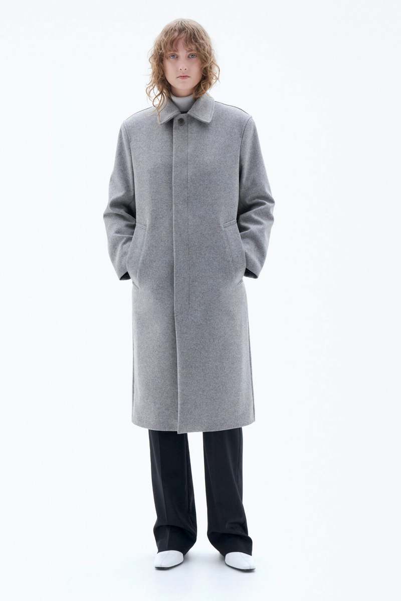 コート FILIPPA K FW24 WOOL CARCOAT (30721 1433) Wool Carcoat - Black | Filippa K