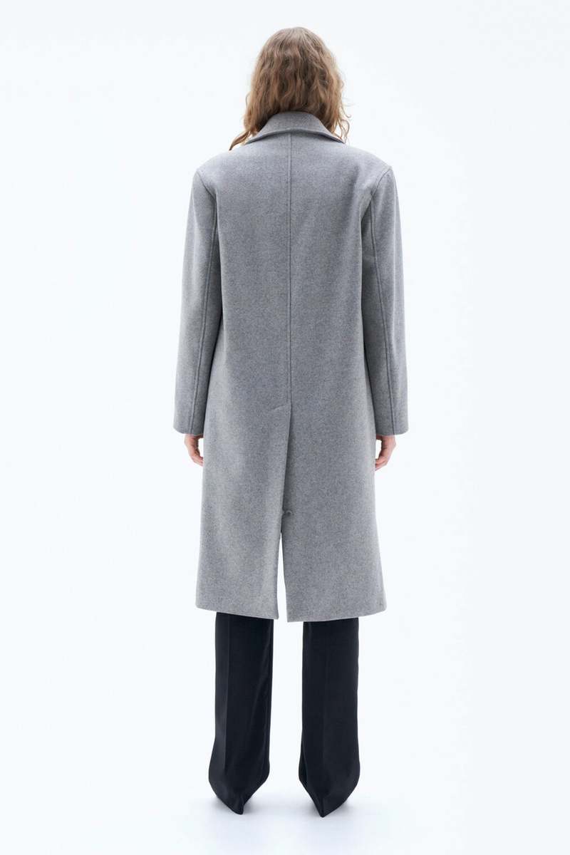 コート FILIPPA K FW23 WOOL CAR COAT (30091 2571 GREY MELANGE) FILIPPA K FW23 WOOL CAR COAT (30091 2571 GREY MELANGE