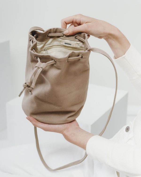 Baggu Canvas Zip Backpack Mushroom Lafuoo Mushrooms Pattern Canvas Backpack, Zipper Laptop  main image 4