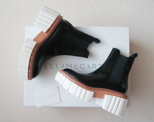 STELLA MCCARTNEY Emilie Platform Lug-Sole Chelsea Boots | Garmentory
