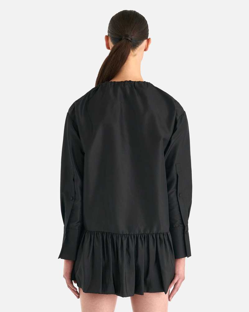 edison mini dress Innovare Denim Edison Faux Fur Spaghetti Mini Dress, S