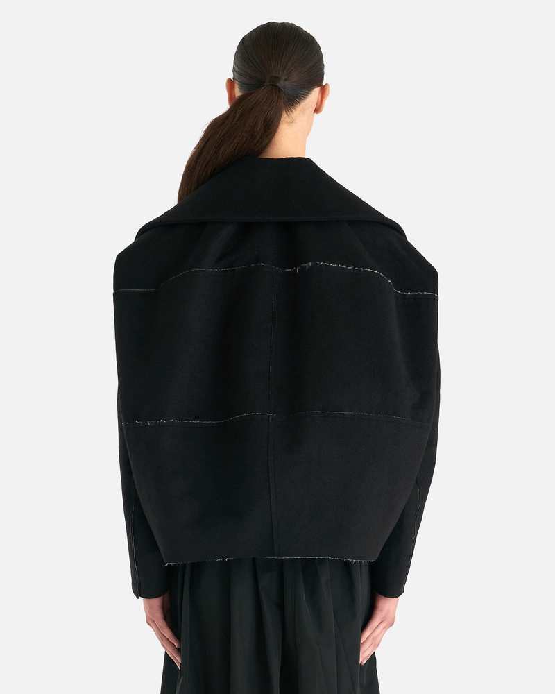 ジャケット MARNI FW25 Black felt blazer (GIMA0284KSUTWA21 00N99) MARNI FW25 Black felt blazer (GIMA0284KSUTWA21 00N99) (MARNI