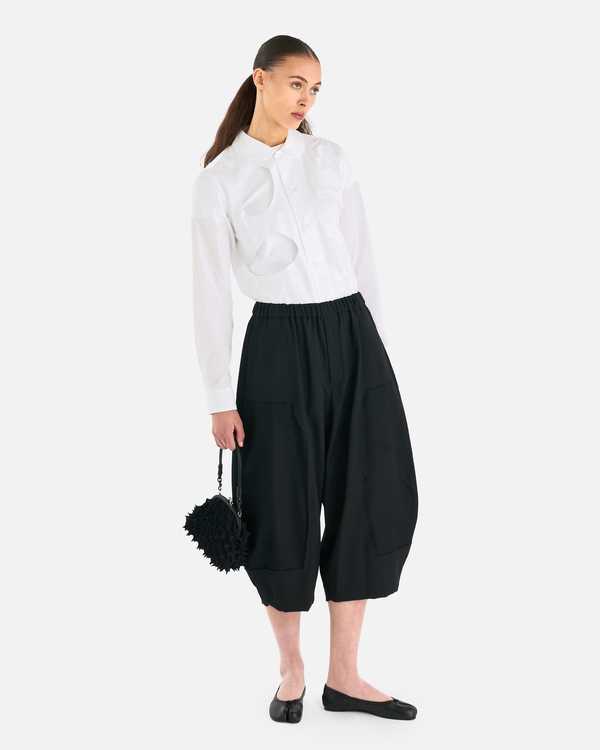 Comme Des Garçons Wool Balloon Pants - Black | Garmentory