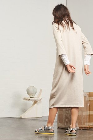Kowtow Building Block V Neck Sweater Dress Kowtow Building Block V Neck Sweater Dress