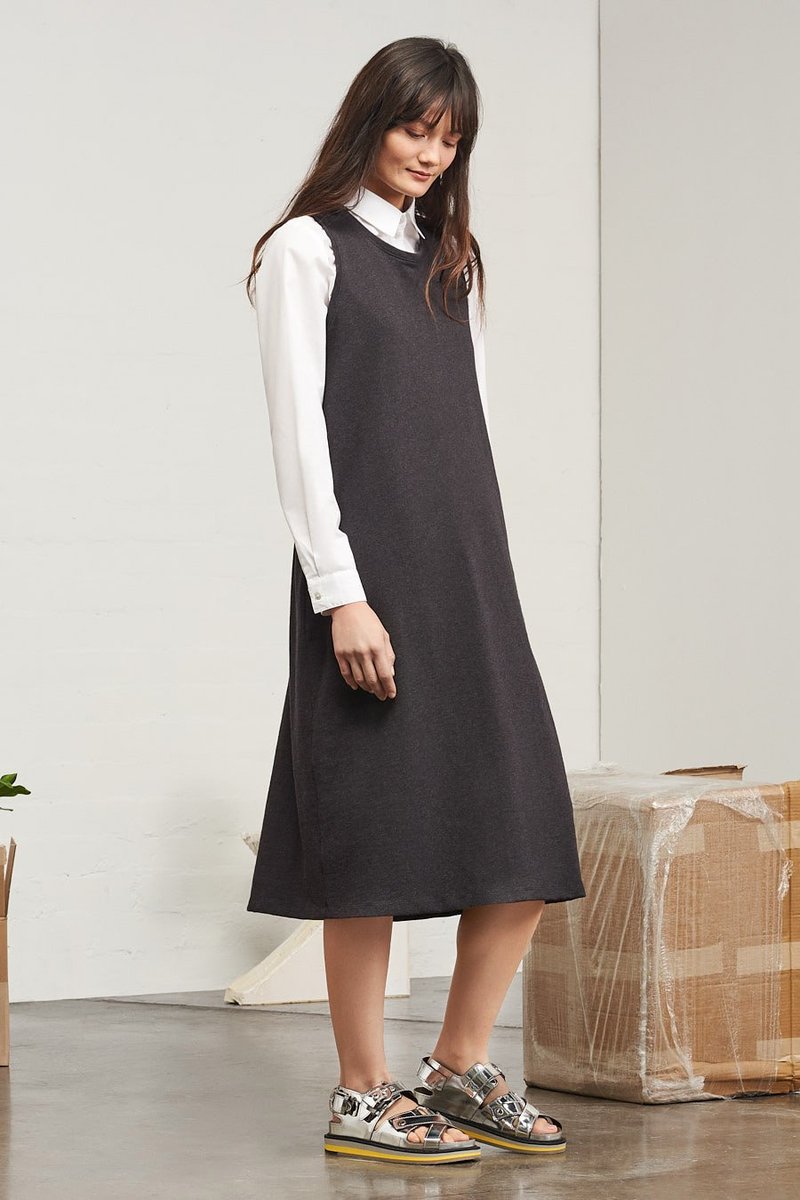 Kowtow Building Block Twist Back Dress Kowtow Building Block Twist Back Dress