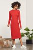Kowtow Building Block Ladder Rib Long Sleeve Dress - Thumbnail 1