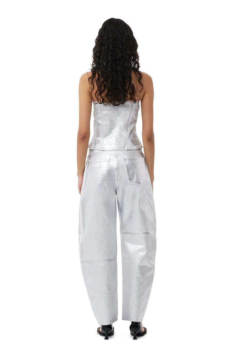 ★Ganni★ STERI DENIM PANTS BRIGHT WHITE J1177151 J1177151SS Ganni Stary Jeans - Bright White | Garmentory