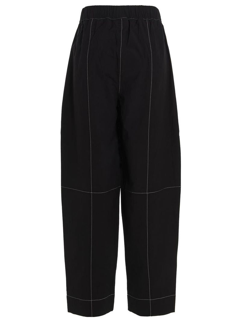 Ganni Elasticated Curve pants - Black | Garmentory