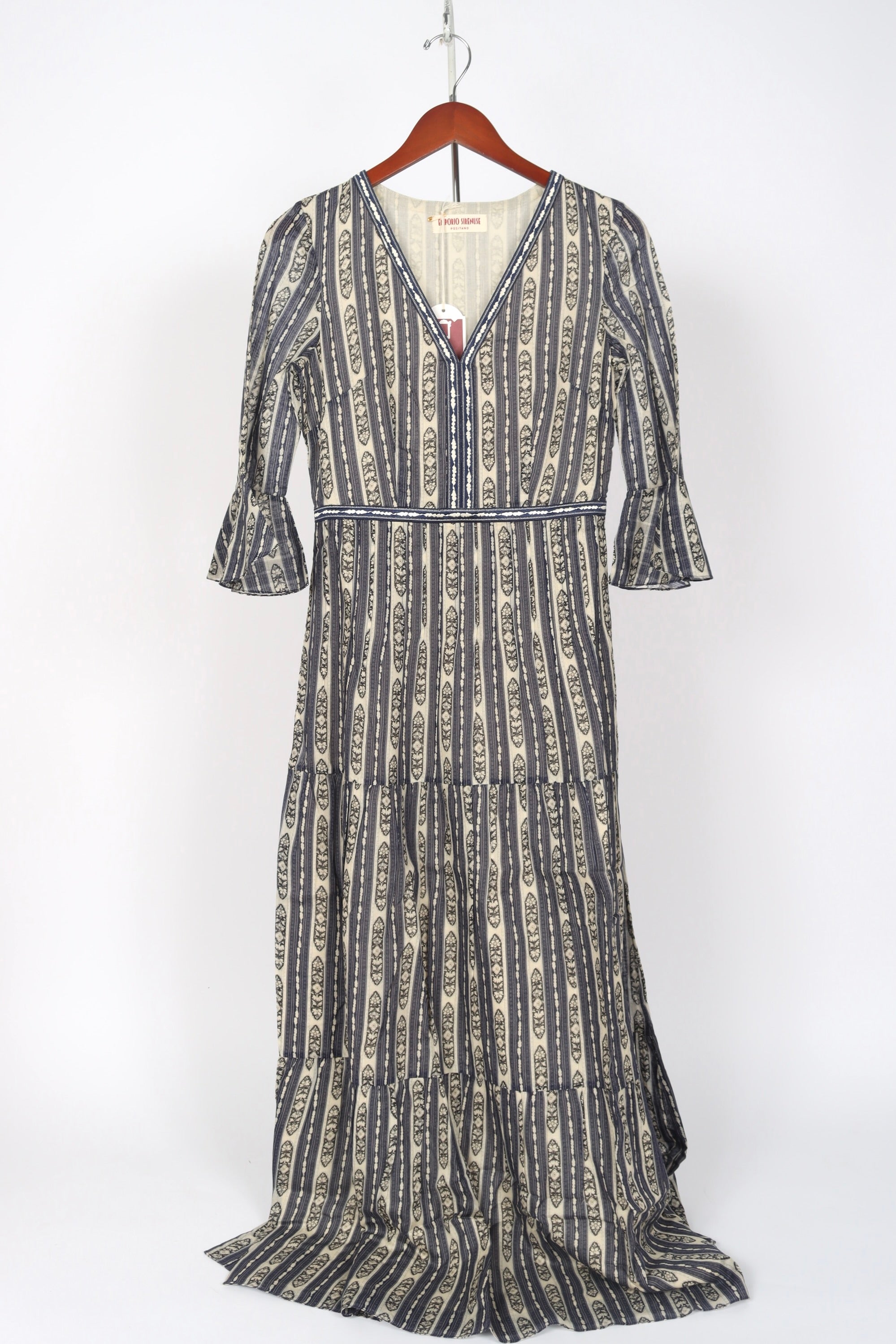 boho maxi dress white White Boho Off Shoulder Maxi Dress Tonna main image 0