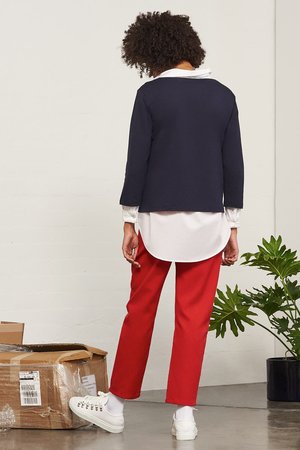 Kowtow Building Block Boat Neck Top Kowtow Building Block Boat Neck Top