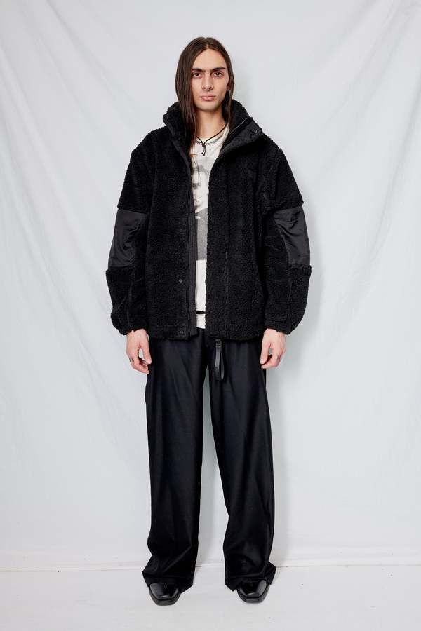 Rains Kofu Fleece Jacket - Black | Garmentory