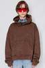 Assembly Garment Dye Pullover Hoodie - Brown - Thumbnail 2