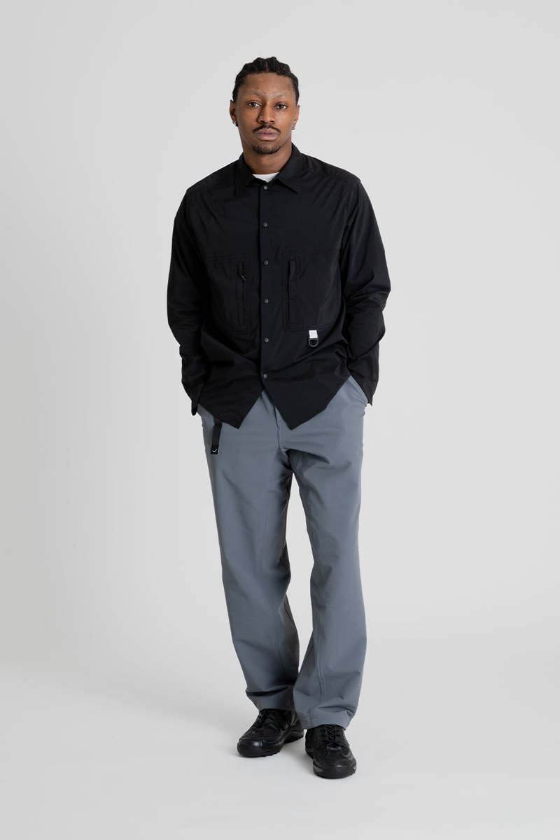 ★CAYL★ STRETCH NYLON HIKER SHIRTS (Black) CAYL Stretch Nylon Hiker Shirt - Black | Garmentory