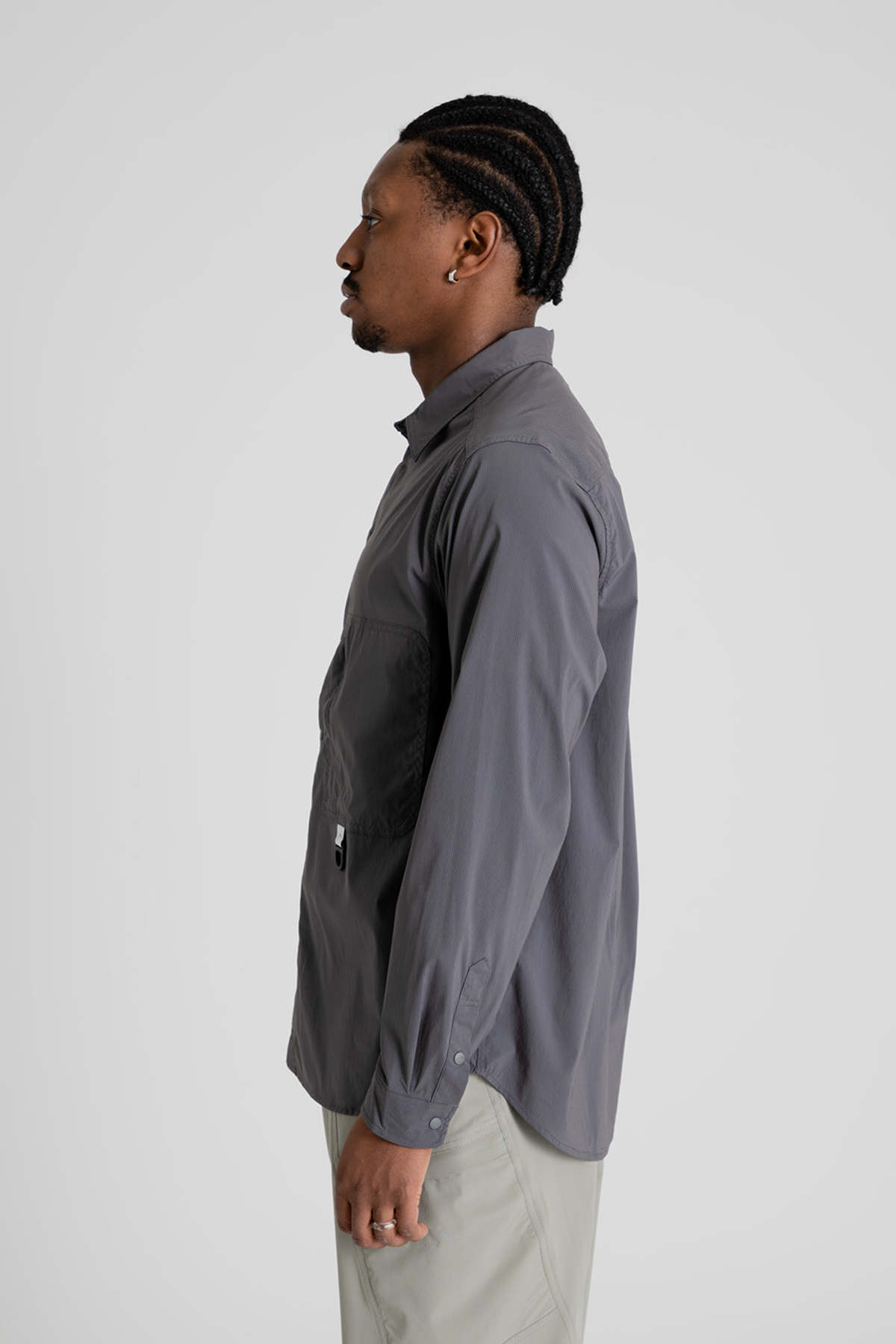 CAYL Stretch Nylon Hiker Shirt - Grey | Garmentory