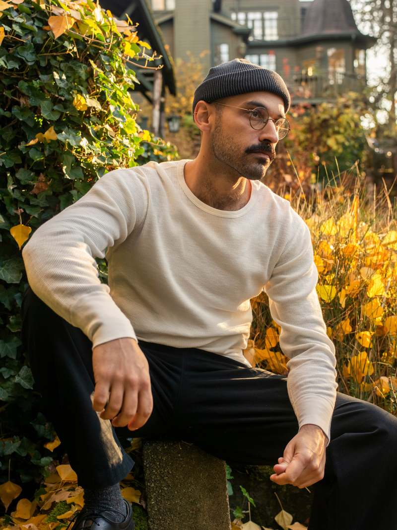 Velva Sheen Pac Slub Thermal - White, image size:800x1067