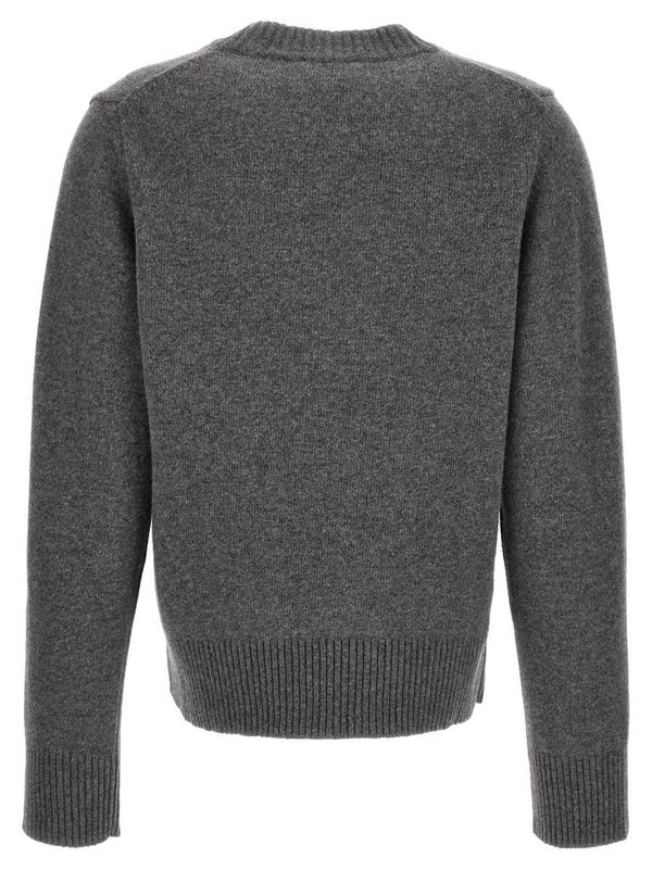 GANNI ストロベリー柄 ニットセーター Mサイズ グレー GANNI 'Strawberry' sweater | Garmentory
