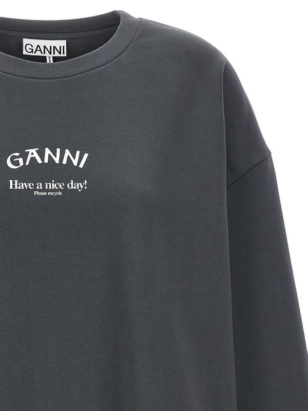 Ganni Have a Nice Day Sweatshirt | Garmentory