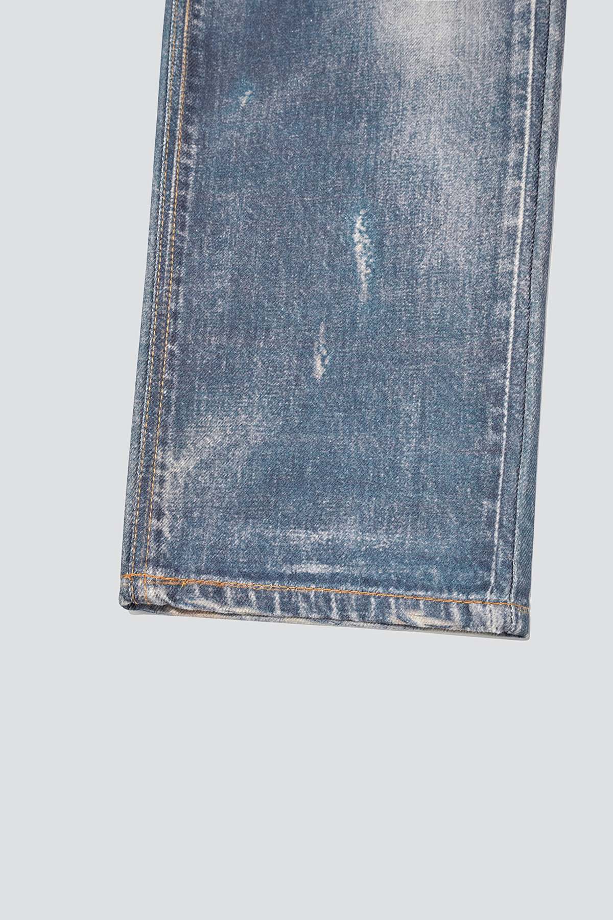 Open YY Jean Effect Pants - Denim Blue - Image 9 of 11