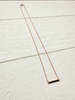 Jane Hollinger Tiny Bar Necklace - 14k Rose Gold - Thumbnail 1