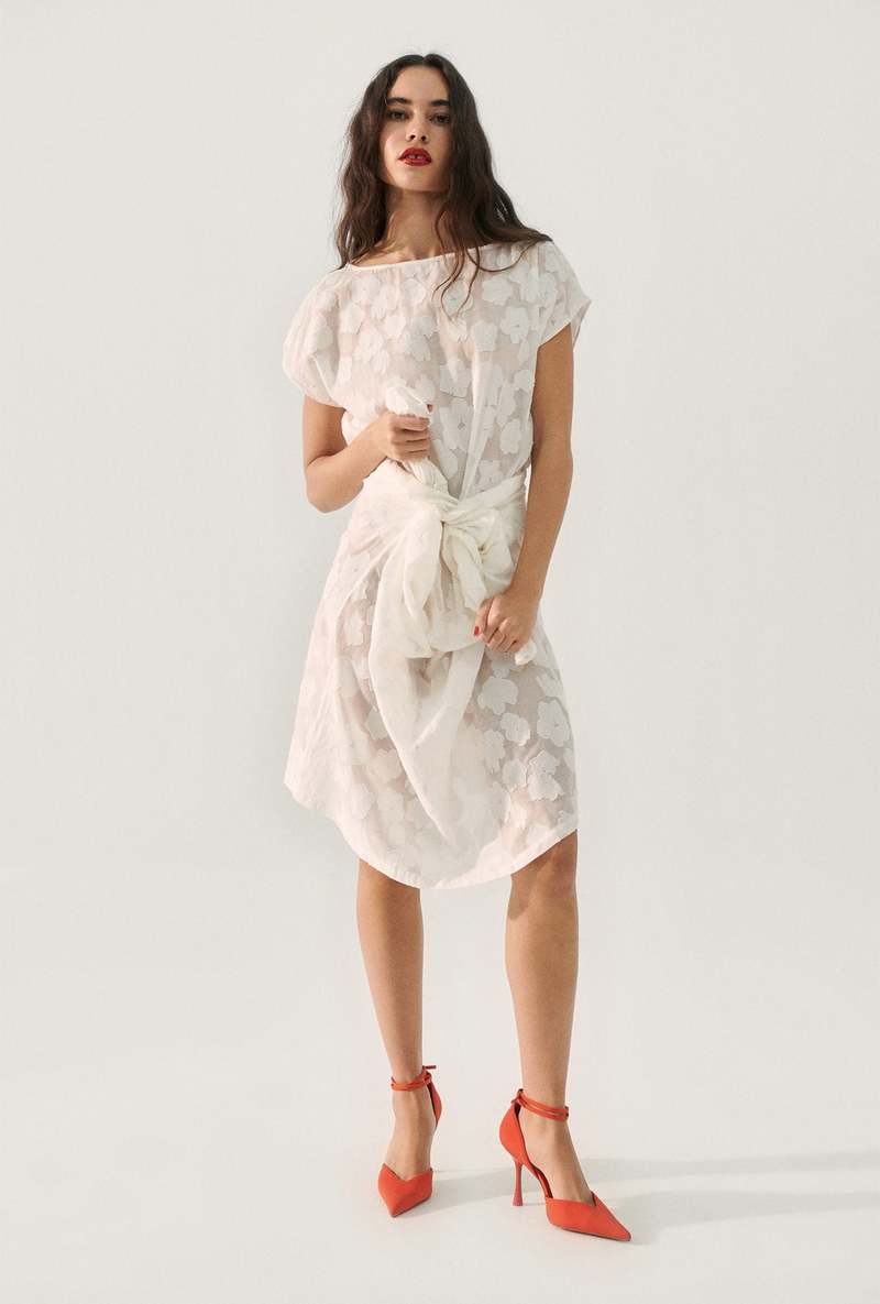 knee length dresses for ladies Palazzo Silk Loose Long Dress – Valentine Gauthier