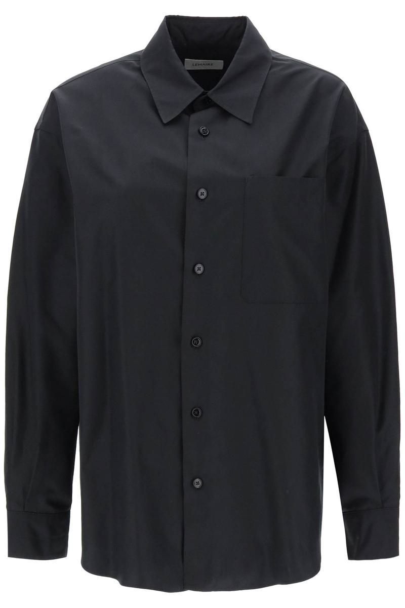 LEMAIRE シルク シャツ XS ルメール 絹 silk shirts 長袖 LEMAIRE シルク シャツ XS ルメール 絹 silk shirts 長袖