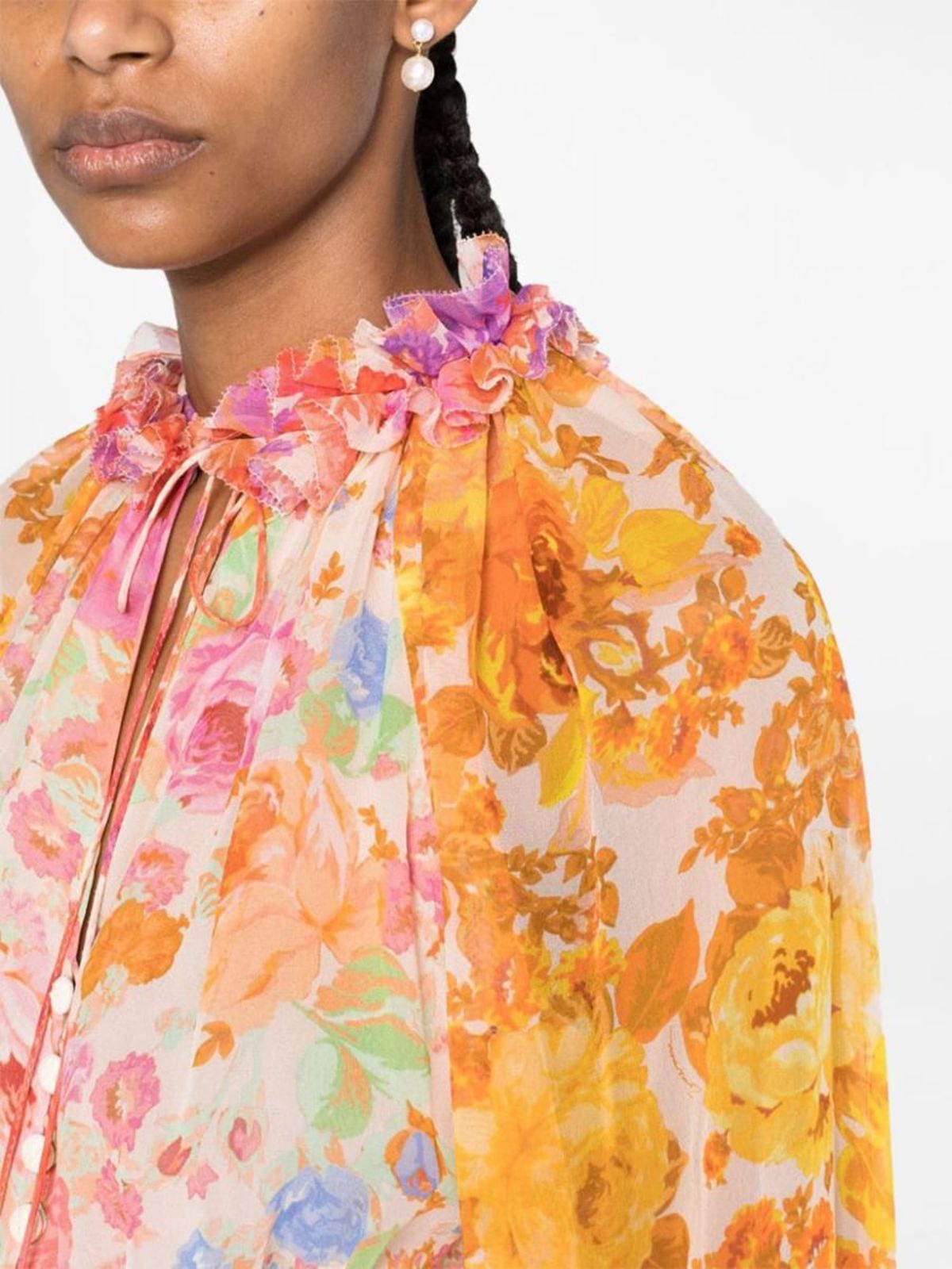 オールインワン・サロペット ZIMMERMANN Woman Jumpsuits Multicolor 4235YSS254 CMFL Multicolored ascension graphic-print jumpsuit Zimmermann