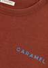 Caramel OVERSIZE LONG SLEEVE T-SHIRT - BURGUNDY - Thumbnail 3