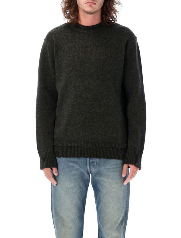Maison Margiela Elbow patch sweater - Dark Green | Garmentory