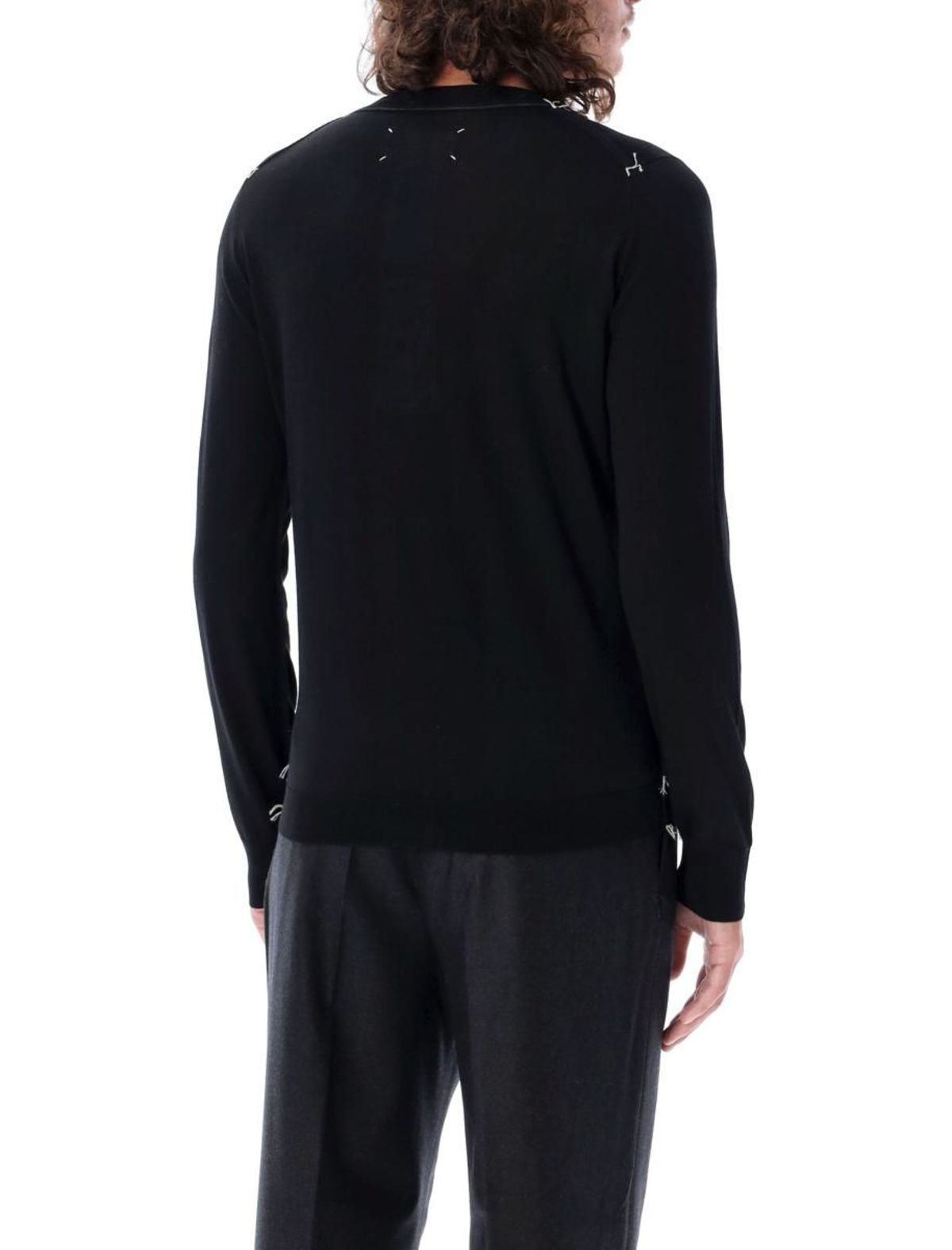 Maison Margiela Work-In-Progress Sweater - Black | Garmentory
