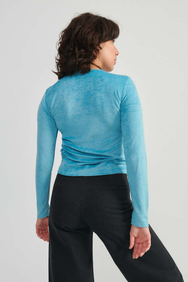 Baserange Omo Longsleeve - Civi Blue | Garmentory