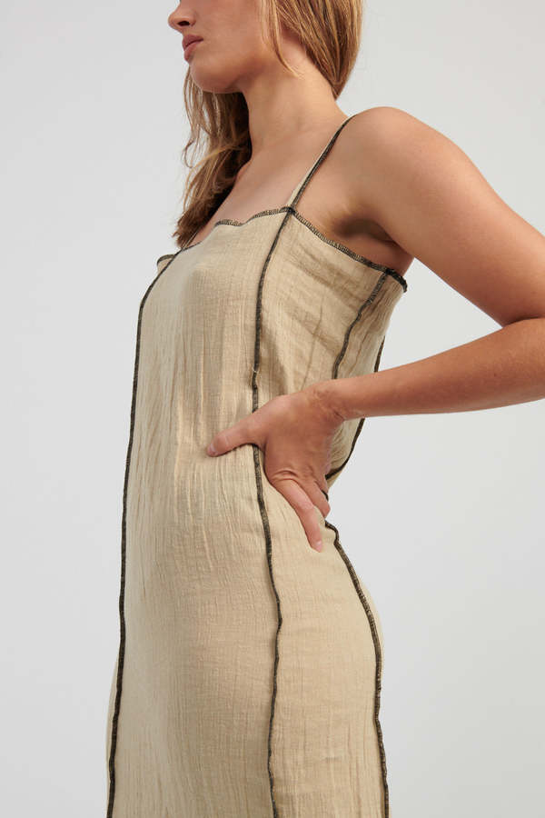Baserange Shok Slip Dress - Undyed | Garmentory