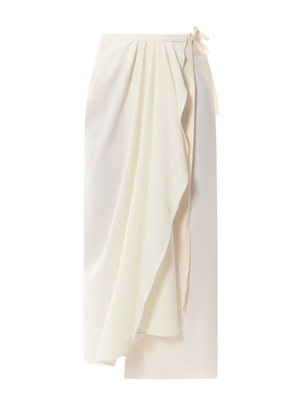 スカート MAISON MARGIELA SKIRTS WHITE White Painted Denim Maxi Skirt by Maison Margiela on Sale