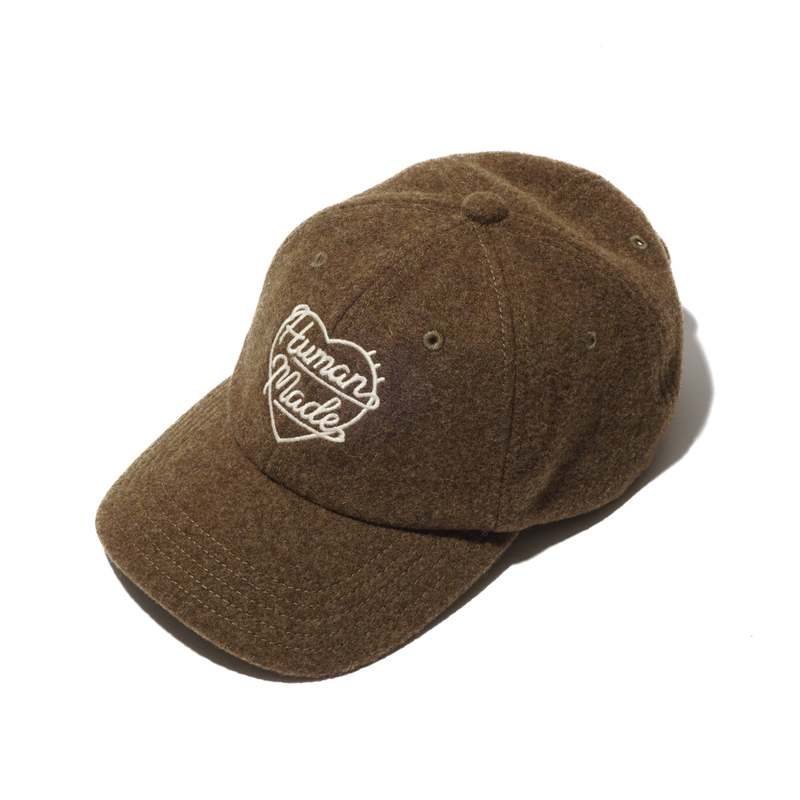 Human Made 6 PANEL WOOL CAP - BROWN | Garmentory Human Made 6 PANEL WOOL CAP - BROWN | Garmentory