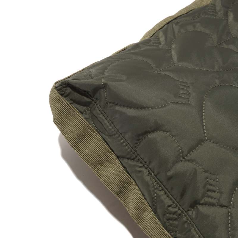 Human Made HEART QUILTING SHOULDER BAG - OLIVE DRAB | Garmentory