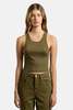 Cotton Citizen Verona Crop Tank - Fern - Thumbnail 1