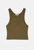 Cotton Citizen Verona Crop Tank - Fern - Thumbnail 3
