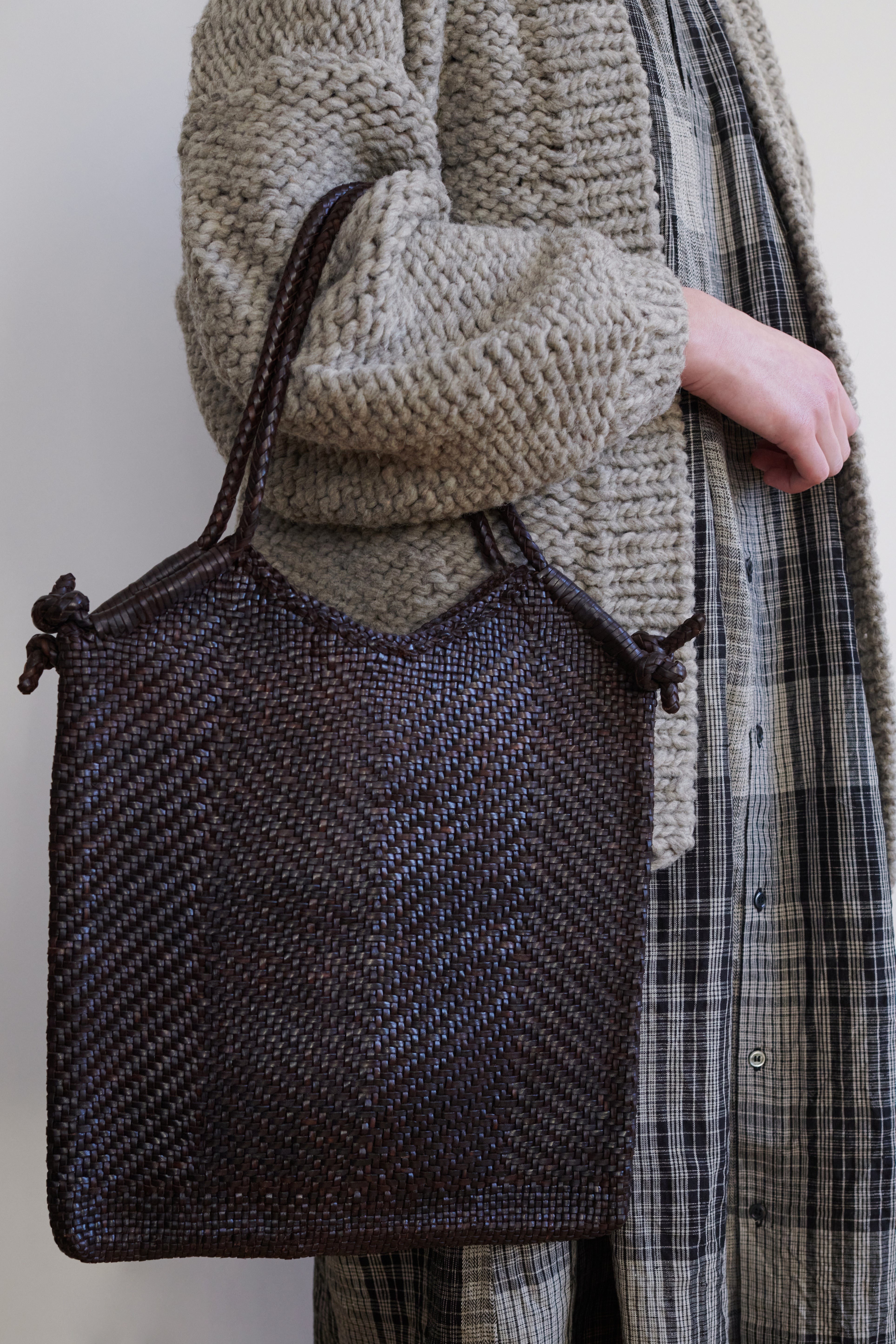 Dragon Diffusion Minga Tote - Marine/Dark Brown | Garmentory
