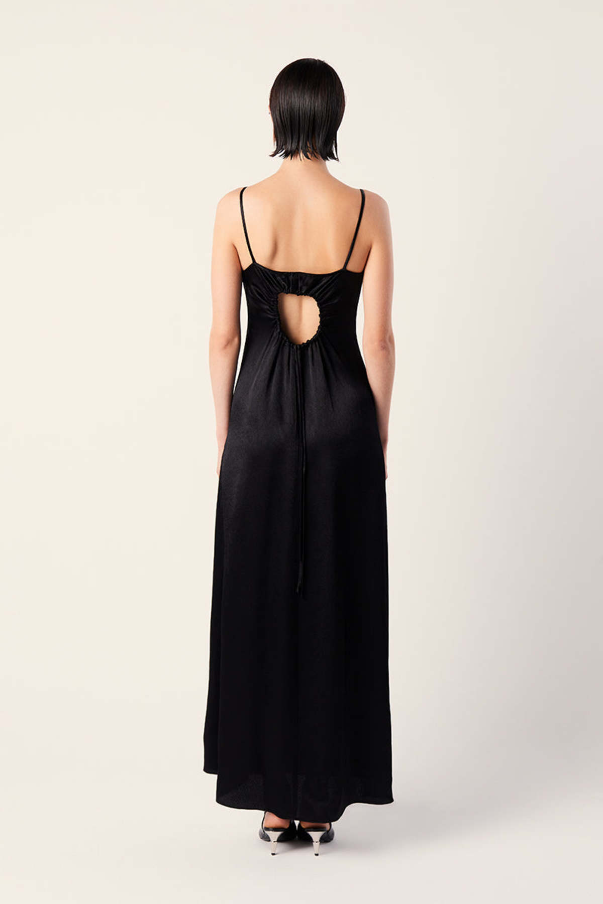 proenza schouler open back dress Proenza Schouler White Label open-back Jersey Maxi Dress | Black
