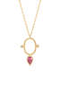 Abïs Little Solal Necklace - Tourmaline - Thumbnail 1