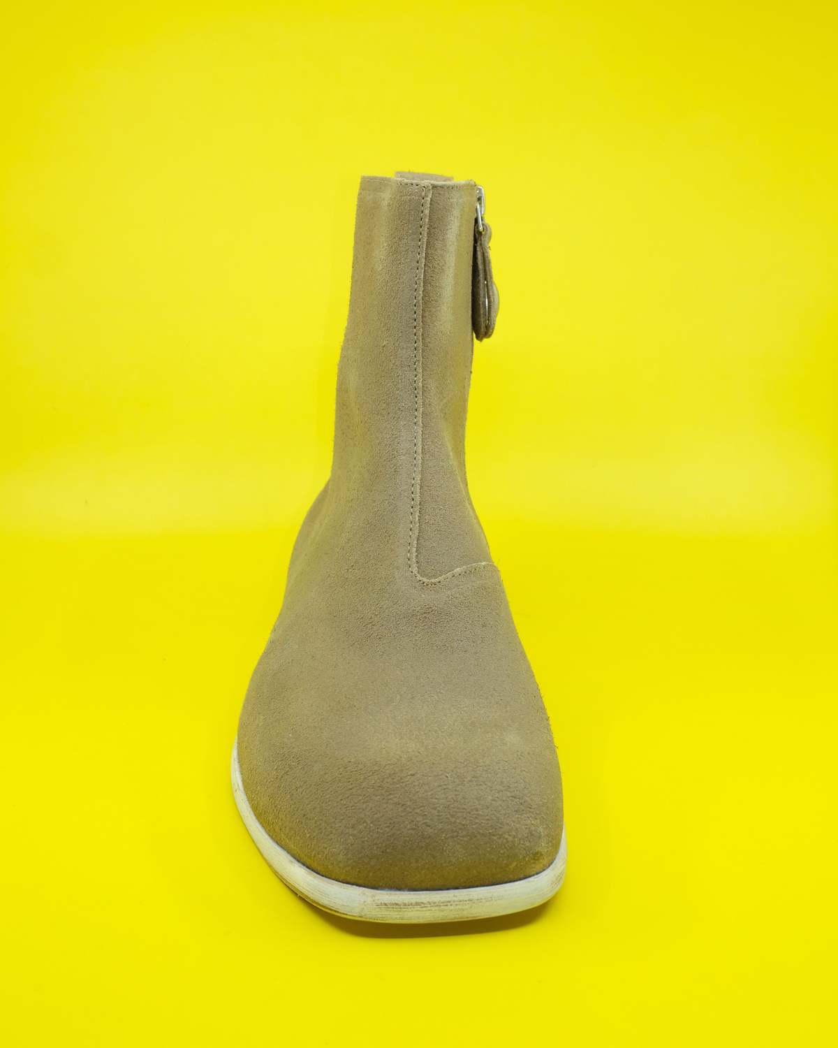 OUR LEGACY | MICHAELIS BOOT - Waxy Champagne Suede Our Legacy Our Legacy Michealis Boot waxy champagne suede  main image 3
