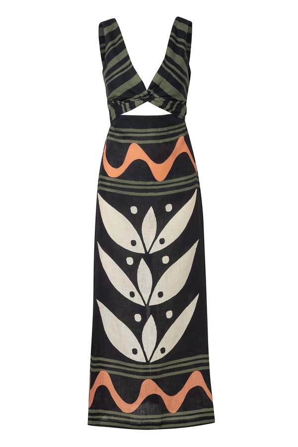 CALA DE LA CRUZ Simone Dress - Lotus